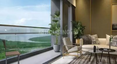 Balcony Image of 850 Sq.ft 2 BHK Apartment / Flat for sale in Godrej Varanya Phase 2, Kharghar Navi Mumbai for Rs. 25000000