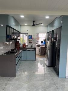 Kitchen Image of 1500 Sq.ft 3 BHK Apartment / Flat for rent in Aarna 39, Bhayli Vadodara for Rs. 55000