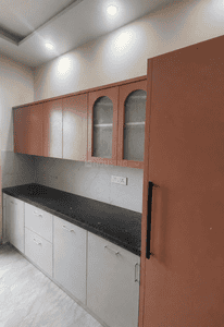 Kitchen Image of 1450 Sq.ft 3 BHK Apartment / Flat for rent in Shastri Nagar Meerut for Rs. 21000