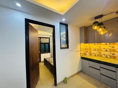 Kitchen Image of 450 Sq.ft 1 BHK Apartment / Flat for rent in Chhattarpur New Delhi for Rs. 14500