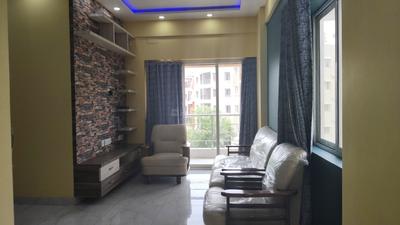 Living Room Image of 1400 Sq.ft 3 BHK Apartment / Flat for sale in GLS Ruposi Bangla Phase I, New Town Kolkata for Rs. 12200000
