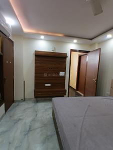 Bedroom Image of 450 Sq.ft 1 RK Builder Floor for rent in Sector 122 Noida for Rs. 20000