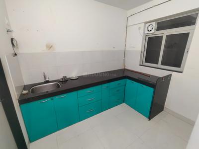Kitchen Image of 750 Sq.ft 2 BHK Apartment / Flat for rent in Ashar Metro Towers, Thane West Thane for Rs. 35000