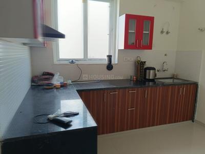 Kitchen Image of 1250 Sq.ft 3 BHK Apartment / Flat for rent in Parth Elegance, Jagatpura Jaipur for Rs. 29000