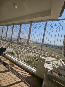 Balcony Image of 2000 Sq.ft 3 BHK Apartment / Flat for rent in Vrindavan Yojana Lucknow for Rs. 22000
