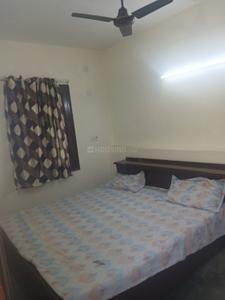 Bedroom Image of 450 Sq.ft 1 BHK Builder Floor for rent in Lajpat Nagar New Delhi for Rs. 23000