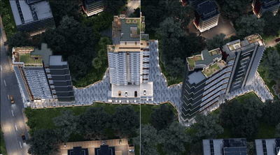 Image of 1736 Sq.ft 4 BHK Apartment / Flat for sale in New India Nicco Zapoorza Wing D, Andheri East, Mumbai for Rs. 39770000