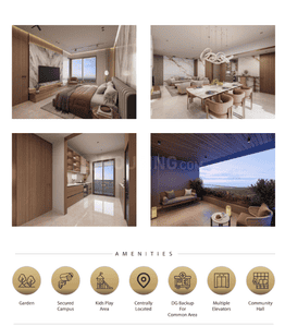 Image of 1365 Sq.ft 3 BHK Apartment / Flat for sale in Kanadiya, Indore for Rs. 15075000