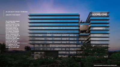 Image of 1100 Sq.ft 2 BHK Apartment / Flat for sale in Godrej Bayview, Vashi, Navi Mumbai for Rs. 27600000