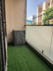 Bedroom Three Image of 1500 Sq.ft 3 BHK Builder Floor for rent in Freedom Fighters Enclave New Delhi for Rs. 53000