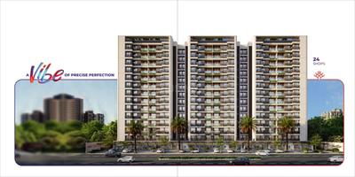 Image of 1850 Sq.ft 3 BHK Apartment / Flat for sale in South Bopal, Ahmedabad for Rs. 7975000