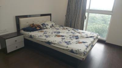 Bedroom Image of 640 Sq.ft 1 RK Studio for rent in Lodha Belmondo, Gahunje Pune for Rs. 37500