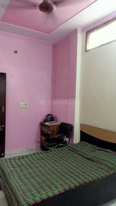 Bedroom Image of 450 Sq.ft 1 BHK Builder Floor for rent in Dwarka Mor New Delhi for Rs. 11000