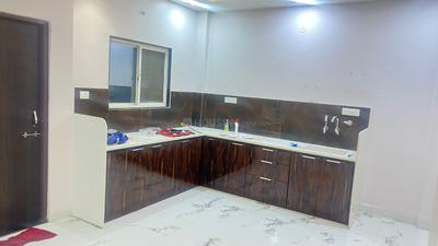 Kitchen Image of 1000 Sq.ft 1 BHK Builder Floor for rent in Talawali Chanda Indore for Rs. 10000