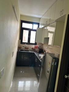 Kitchen Image of 500 Sq.ft 1 RK Apartment / Flat for rent in Sector 17 Gurgaon for Rs. 25000