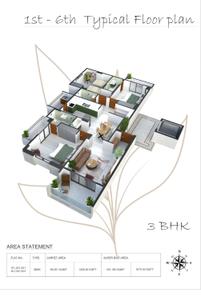 Image of 1429 Sq.ft 2 BHK Apartment / Flat for sale in Narendra Nagar Extension, Nagpur for Rs. 7150000