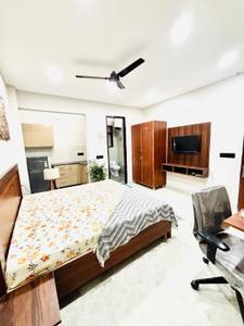 Bedroom Image of 593 Sq.ft 1 RK Independent House for rent in Sector 52 Gurgaon for Rs. 21000