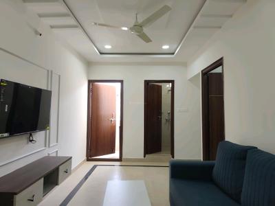 Living Room Image of 700 Sq.ft 1 BHK Apartment / Flat for rent in Madhapur Hyderabad for Rs. 33000