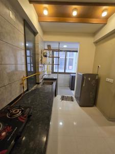 Kitchen Image of 1000 Sq.ft 2 BHK Apartment / Flat for sale in Gala Celestia, Vaishno Devi Circle Ahmedabad for Rs. 7500000