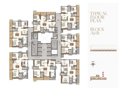 Image of 1715 Sq.ft 3 BHK Apartment / Flat for sale in Puppalaguda, Hyderabad for Rs. 18300000