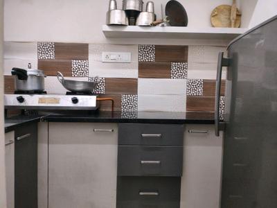 Kitchen Image of 550 Sq.ft 1 BHK Builder Floor for rent in Whitefield Bengaluru for Rs. 21000