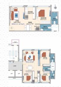 Image of 648 Sq.ft 2 BHK Apartment / Flat for sale in Rajewadi, Mumbai for Rs. 17500000