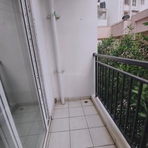 Balcony Image of 725 Sq.ft 1 BHK Apartment / Flat for rent in Kasturi Nagar Bengaluru for Rs. 25000