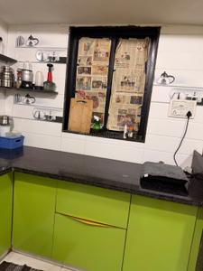 Kitchen Image of 650 Sq.ft 1 BHK Builder Floor for rent in Nava Vadaj Ahmedabad for Rs. 8500