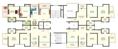 Image of 1420 Sq.ft 3 BHK Apartment / Flat for sale in Gawade Galaxy, Ravet, Pune for Rs. 9020000
