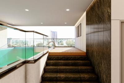 Balcony Image of 380 Sq.ft 1 RK Studio for sale in Balewadi Pune for Rs. 3000000