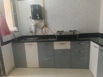 Kitchen Image of 1700 Sq.ft 3 BHK Apartment / Flat for rent in Vishwanath Maher Select, Shela Ahmedabad for Rs. 28000