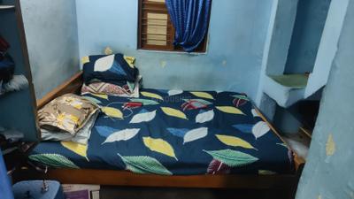 Bedroom Image of 500 Sq.ft 1.5 BHK Apartment / Flat for rent in Tondiarpet Chennai for Rs. 6200