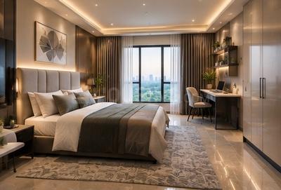 Bedroom Image of 1500 Sq.ft 3 BHK Apartment / Flat for sale in Aliganj Lucknow for Rs. 6500000