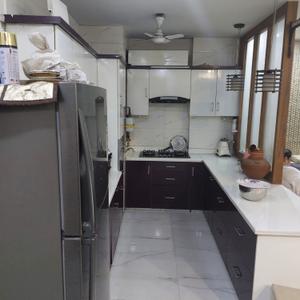Kitchen Image of 1200 Sq.ft 3 BHK Builder Floor for sale in Karol Bagh New Delhi for Rs. 15000000