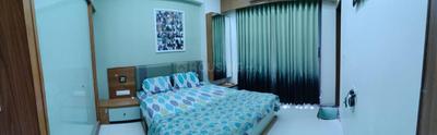 Bedroom Image of 1200 Sq.ft 3 BHK Apartment / Flat for rent in Parmeshwar Trident, Chandkheda Ahmedabad for Rs. 45000