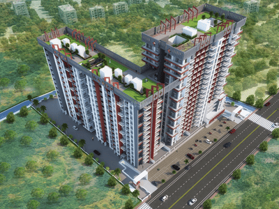 Image of 1741 Sq.ft 3 BHK Apartment / Flat for sale in Shree Hari Krushna Heights, Indira Nagar, Nashik for Rs. 9300000