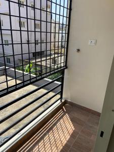 Balcony Image of 890 Sq.ft 1 BHK Apartment / Flat for rent in MS Residency, Mahadevapura Bengaluru for Rs. 26000