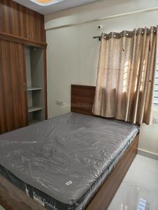 Bedroom Image of 600 Sq.ft 1 BHK Apartment / Flat for rent in Nagavara Bengaluru for Rs. 25000