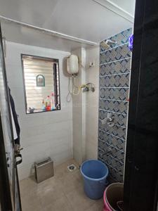 Bathroom Image of 600 Sq.ft 1 BHK Independent House for sale in Asalpha Mumbai for Rs. 11500000