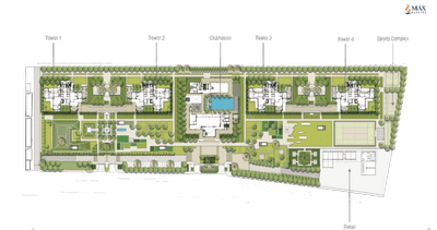 Image of 5720 Sq.ft 5 BHK Apartment / Flat for sale in Max Estate 128 I, Sector 128, Noida for Rs. 148720000