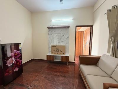 Bedroom Image of 900 Sq.ft 2 BHK Builder Floor for rent in Mahadevapura Bengaluru for Rs. 37000