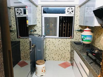 Kitchen Image of 880 Sq.ft 2 BHK Apartment / Flat for sale in Veena Serenity, Chembur Mumbai for Rs. 17200000