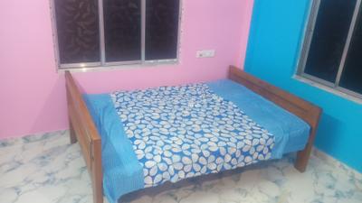 Bedroom Image of 400 Sq.ft 1 RK Independent House for rent in Teghoria Kolkata for Rs. 10000