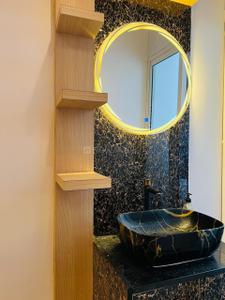 Bathroom Image of 1159 Sq.ft 3 BHK Apartment / Flat for sale in Galaxy Cloud Space, Kakkanad Kochi for Rs. 10000000