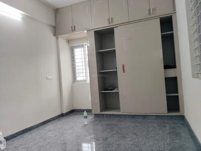 Bedroom Image of 650 Sq.ft 1 BHK Builder Floor for rent in Muneshwara Nagar Bengaluru for Rs. 32000