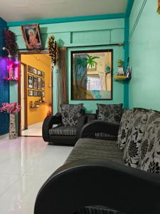 Hall Image of 650 Sq.ft 2 BHK Apartment / Flat for rent in Nigdi Pune for Rs. 24000