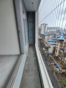 Balcony Image of 1200 Sq.ft 3 BHK Apartment / Flat for rent in Superior Exotica, Airoli Navi Mumbai for Rs. 70000
