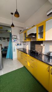 Kitchen Image of 850 Sq.ft 1 BHK Builder Floor for sale in Sahastradhara Road Dehradun for Rs. 4000000