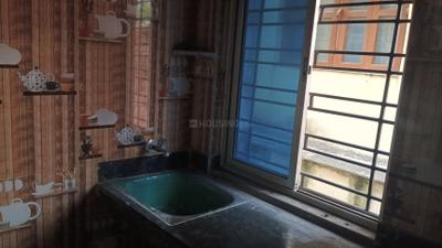 Kitchen Image of 1450 Sq.ft 3 BHK Builder Floor for rent in Kaikhali Kolkata for Rs. 18000