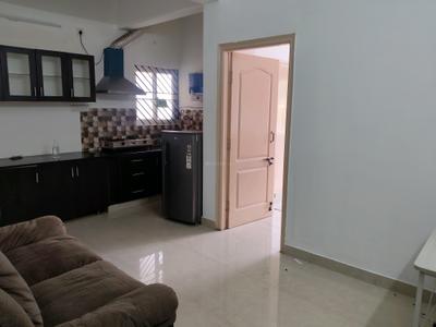 Living Room Image of 550 Sq.ft 1 BHK Apartment / Flat for rent in Indira Nagar Bengaluru for Rs. 36000